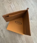Tod's Card Holder Wallet with Money Clip - Brown - XAMLEOC23Z0QNTS410 / 11 X 8.5 CM