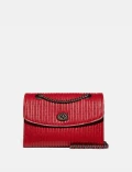 Coach Parker With Quilting And Rivets Shoulder Bag - V5/Red Apple - One Size / 76081