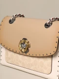 Coach Shoulder Bag - Sand Taupe Multi - One Size / 967