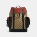 Coach Backpack - QB/khaki/terracotta multi - Large