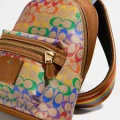 Coach Backpack Sling Style - Rainbow Signature Academy - One Size 32cm X 23cm X 7cm
