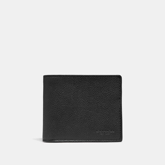 Coach Men Wallet - Black - One Size