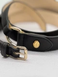 Longchamp Roseau Heritage Women's Belt - L7672766001 / Black - 105 x 3 cm