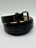 Longchamp Cavalcade Women's Belt - L7677956001 / Black - 111 x 2.5 cm