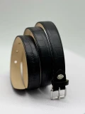 Longchamp Mademoiselle Women's Belt - L7677974001 / Black - 112 x 2.5 cm