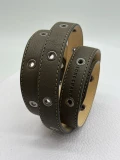 Longchamp 3D Women's Belt - L7632770A23 / Khaki - 108 x 2 cm
