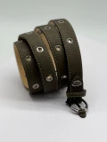 Longchamp 3D Women's Belt - L7632770A23 / Khaki - 108 x 2 cm