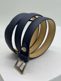 Longchamp Game on Women's Belt - L7639HLQ006 / Navy - 111 x 2 cm