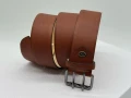 LONGCHAMP 3D WOMEN'S BELT - L7635770504 / COGNAC - 110 X 4 CM