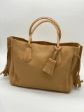 Longchamp Penelope - Tan - L1295843016 / Medium Short Handle