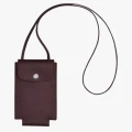 Longchamp Phone Crossbody with card slot - Burgundy - One Size 34177H56P59