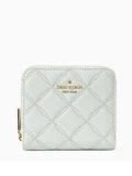 Kate Spade Natalia Quilted Leather Wallet - Crystal Blue - One Size