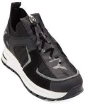 DKNY Zip Up Sneakers - Mobi Matte Black/Silver - UK 7 / US 9.5
