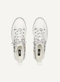 DKNY High Top Lace Up Sneaker - White / Black KZD14418 - US 7.5/ UK 5/ EUR 38