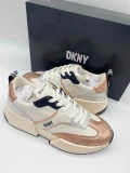 DKNY Retro Sneaker - Wht/Blk/Sil - US 7/ EUR 37.5 / UK4.5