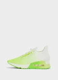 DKNY Lace Up Sneaker - Ashly Neon White - UK 3.5 / US 6