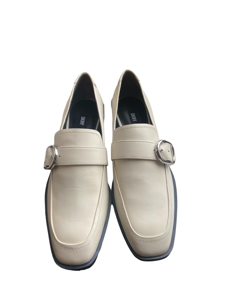 DKNY Buckle Loafer - Ivory Ivy - UK 4.5 / Us 7