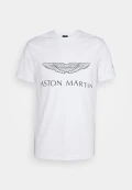 Hackett Aston Martin Logo Tee  - White - Xtra Large