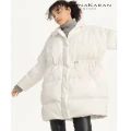 Dkny Oversized Puffer Jacket With Sleeve - White / B3150940 - S