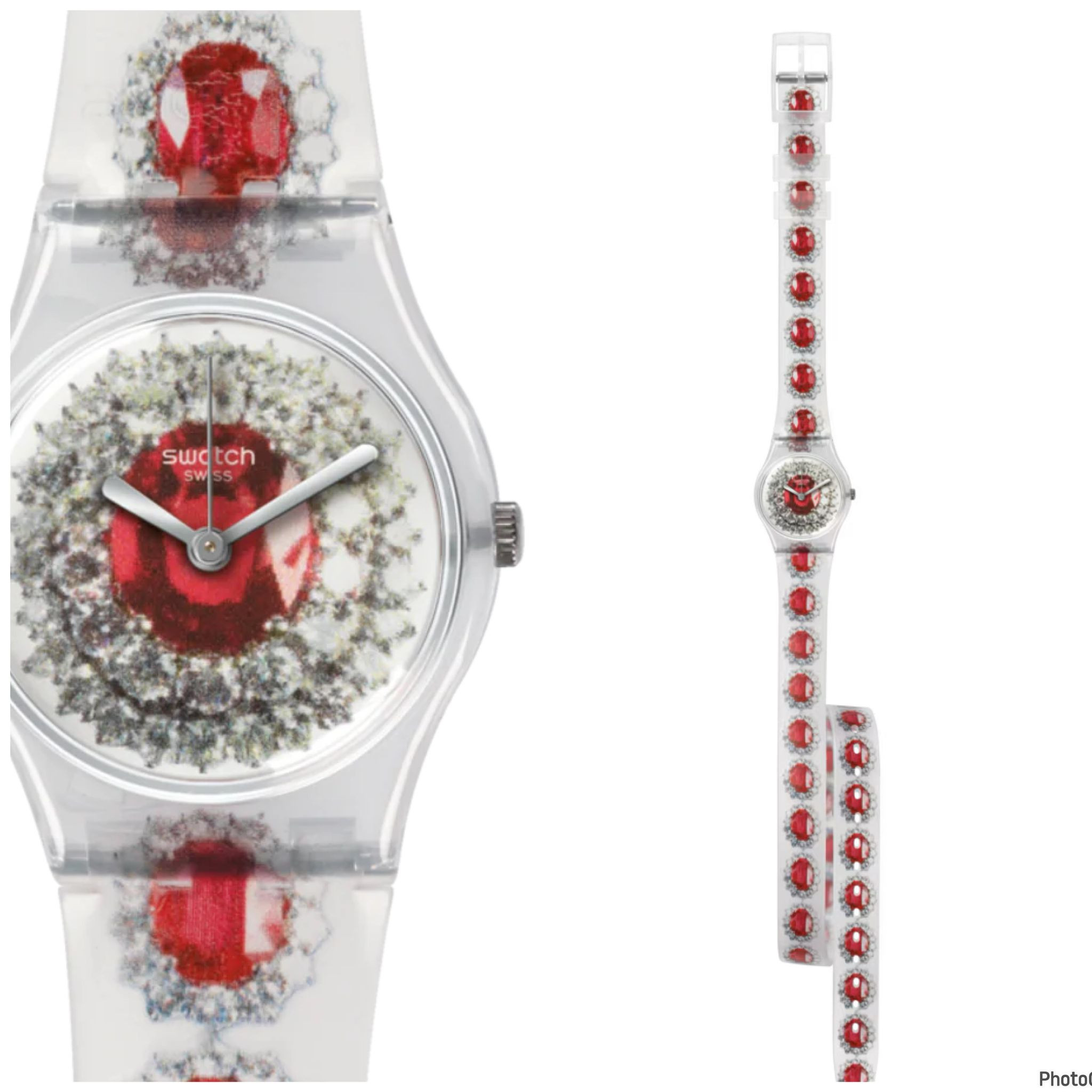 Swatch Watches - LK342 / Ruby Silver - One Size