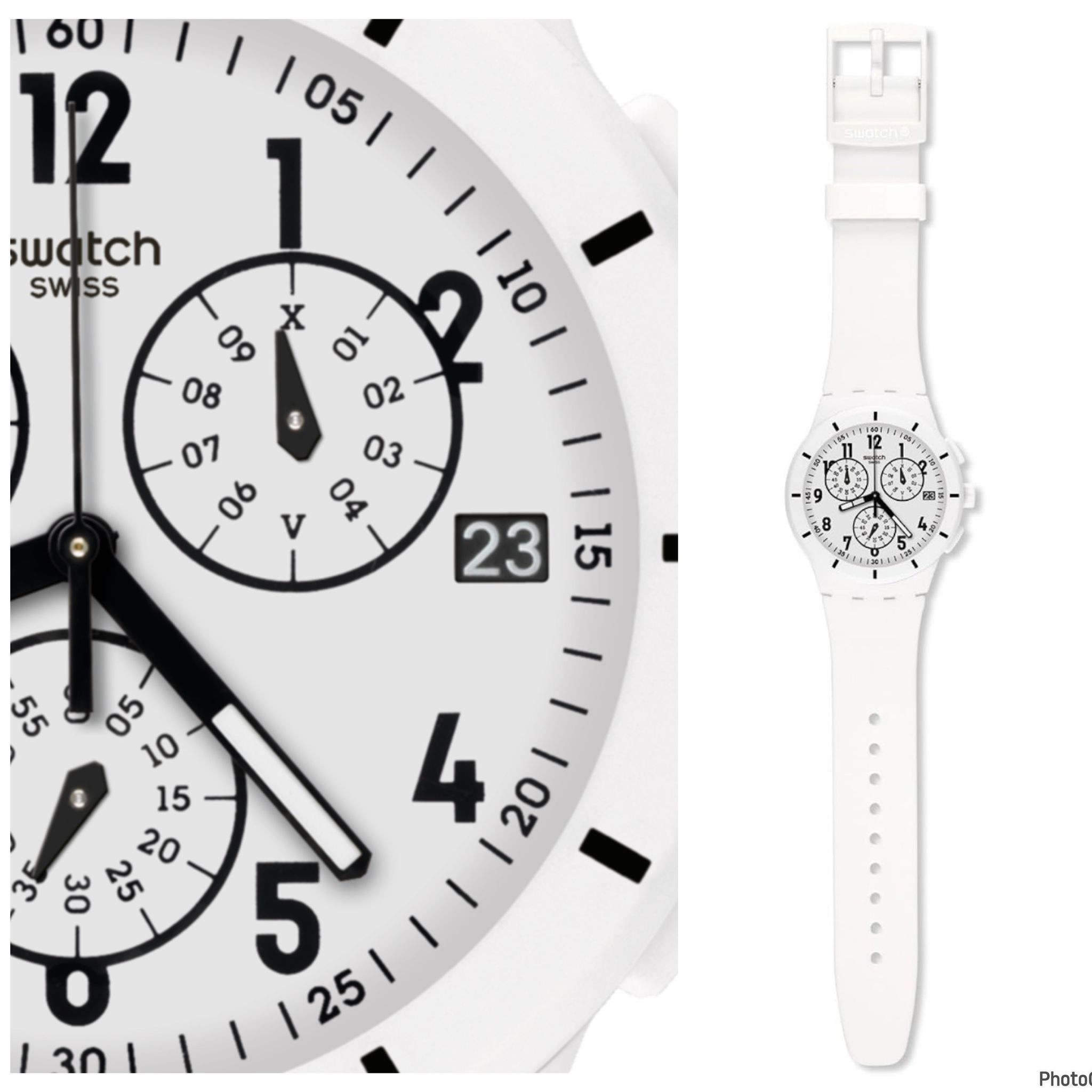 Swatch Watches - Twice again white - SUSW402