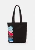 FIORUCCI TOTE BAG EXPLODED LOGO 41665 - BLACK - ONE SIZE