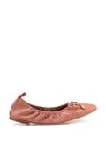 Tory Burch Square Toe Bow Ballet - Pink Magnolia - US 9 / Eur 39.5