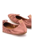 Tory Burch Square Toe Bow Ballet - Pink Magnolia - US 9 / Eur 39.5