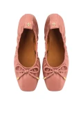 Tory Burch Square Toe Bow Ballet - Pink Magnolia - US 9 / Eur 39.5