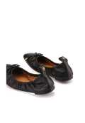 Tory Burch Square Toe Bow Ballet 88431- Perfect Black - Us8/Eur38.5