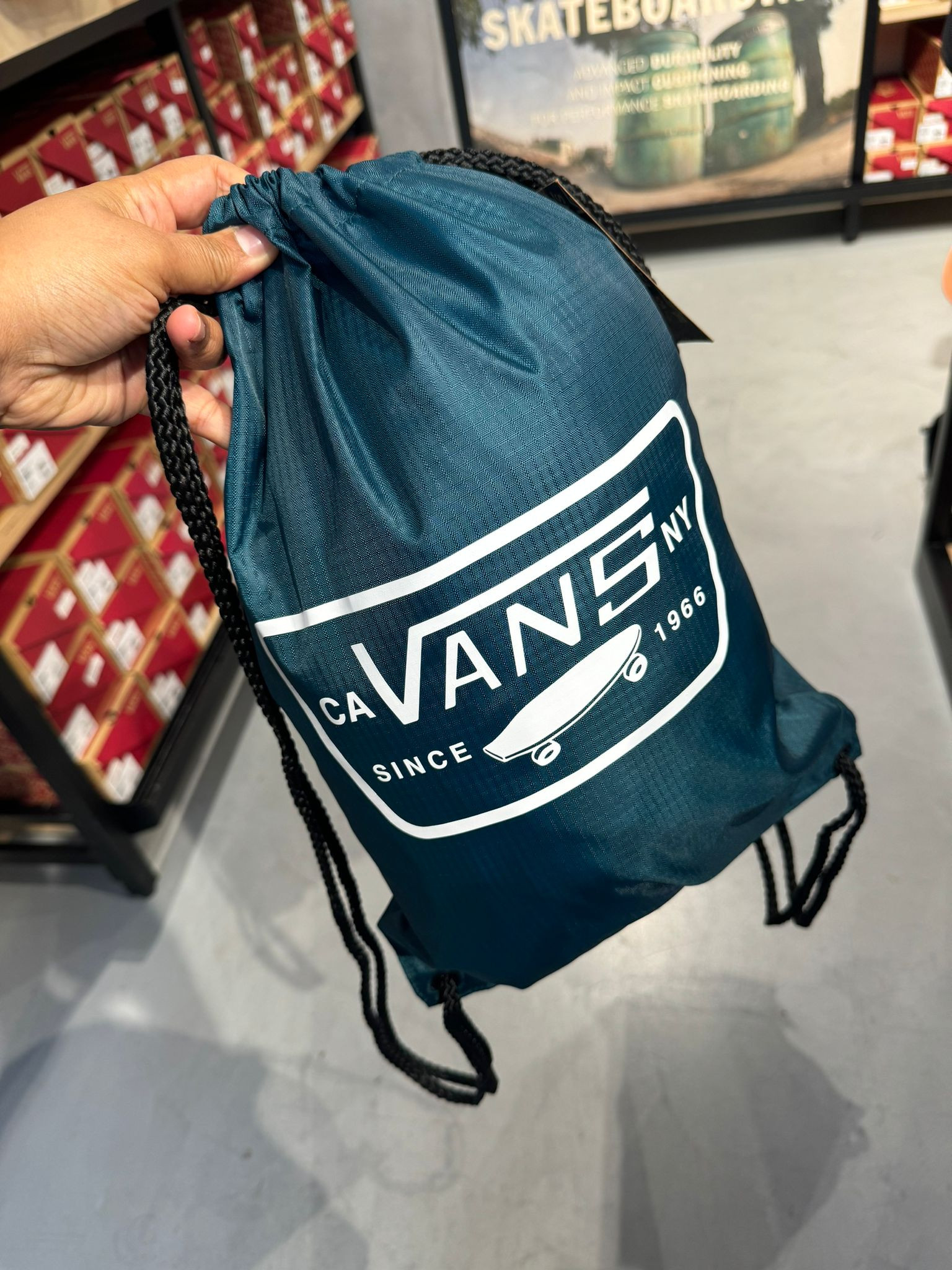 Vans Drawstring Backpack - Deep Teal - One Size