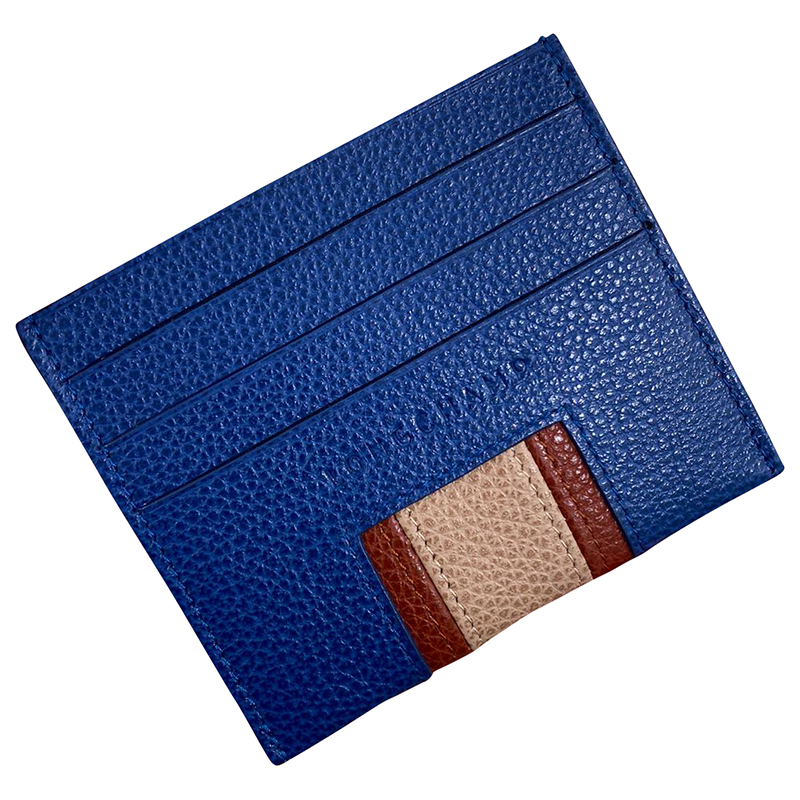 LONGCHAMP CARD HOLDER - SAPHIR - ONE SIZE