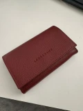 Longchamp Card Holder Purse - Chestnut - L3654021404