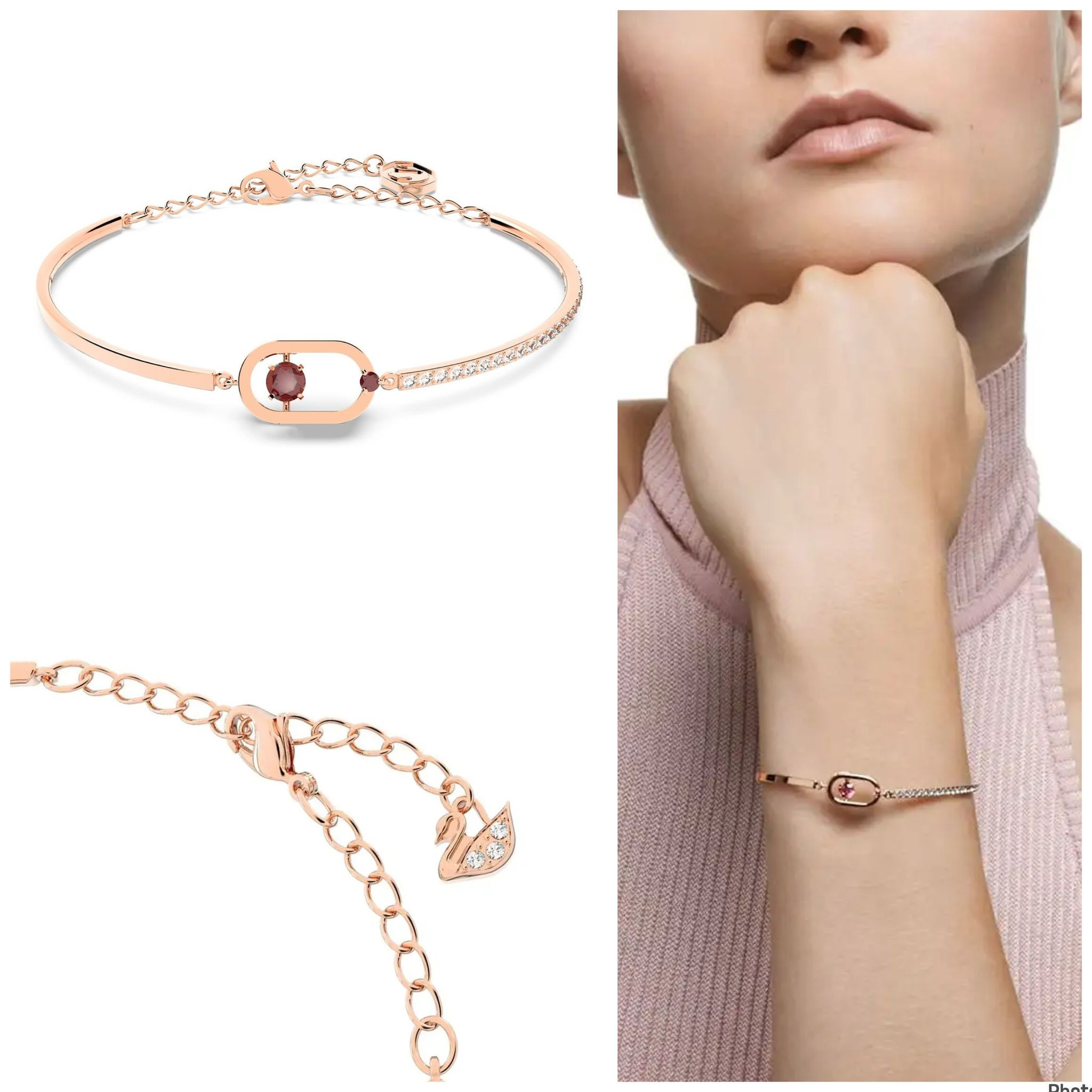 Swarovski Bangle - Reddk/Ros - 5620553