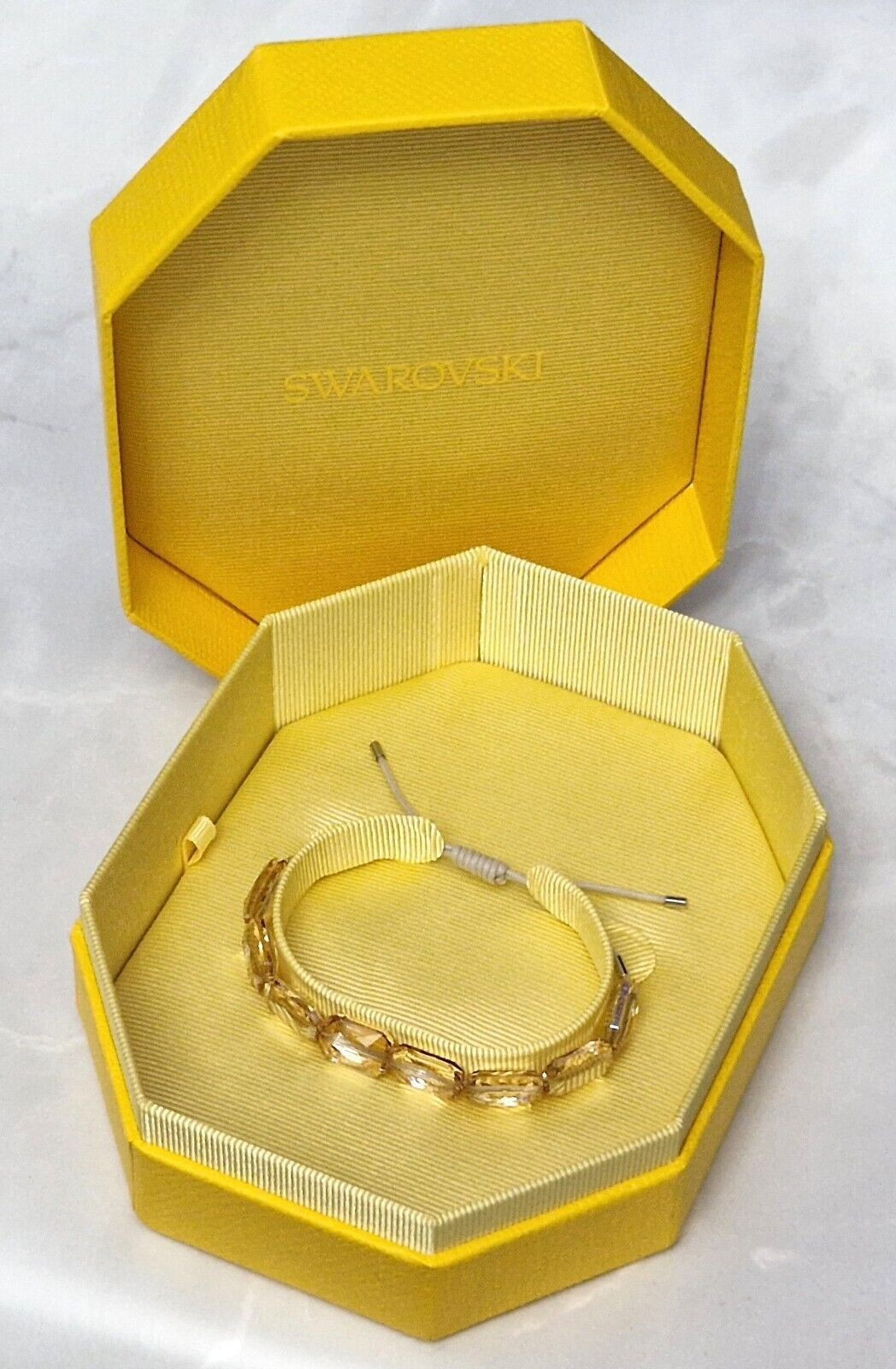 Swarovski Crystal Bangle - Cry Gsha/Rhs - 5639043 Size M