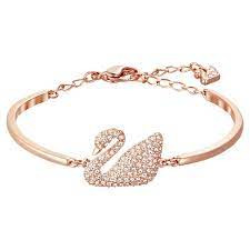 Swarovski Swan Bangle - Cry/ros - 5142752 / Size M