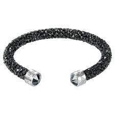 Swarovski Bangle - Jet/Sts - 5559855 / Size M