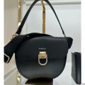 FURLA CIRCE CROSSBODY - NERO - SMALL 20 X 17.X 5.5 CM (W X H X D)