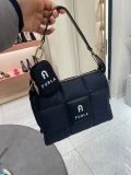 Furla Piuma Shoulder Bag - Black - Medium