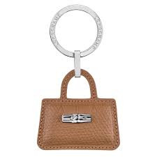 Longchamp Key Ring - Natural - One Size