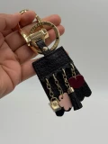Longchamp Penelope Key Ring - L4824843001 / Black - One Size