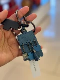 Longchamp Penelope Key Ring - L4824843729 / Blue - One Size