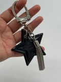 Longchamp Le Pliage Key Ring - 36023HSB001 / Black - One Size