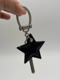 Longchamp Le Pliage Key Ring - 36023HSB001 / Black - One Size