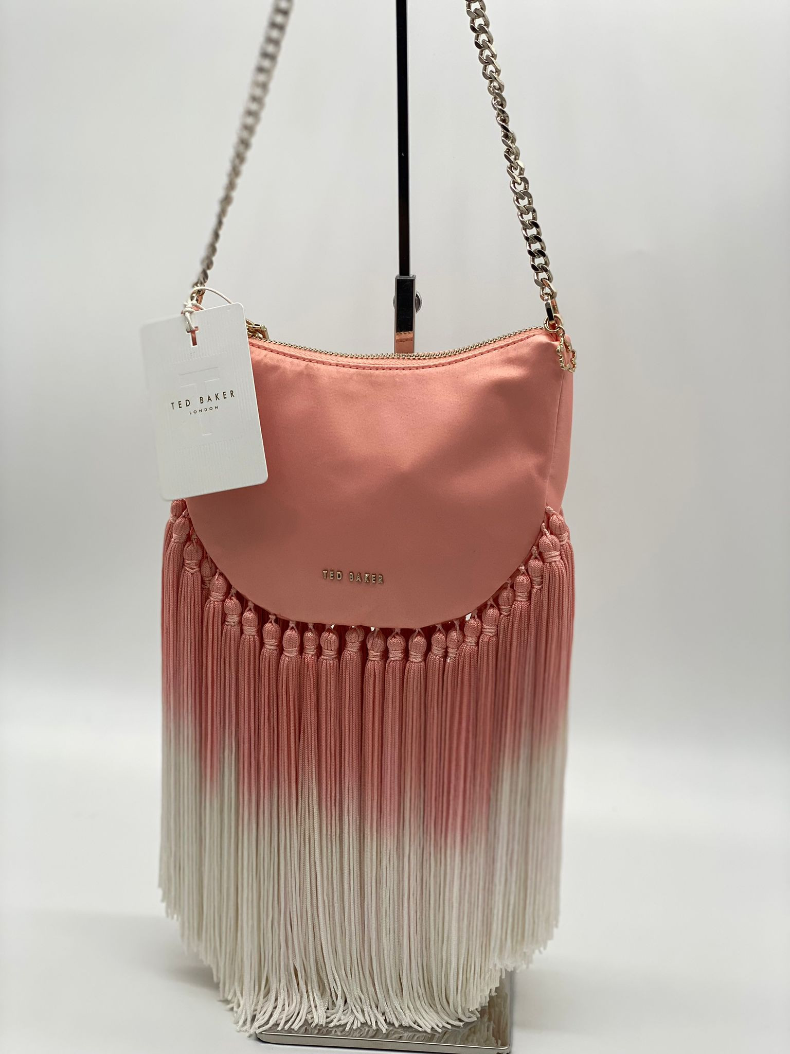 Ted Baker Tassel Shoulder Bag - Light Coral - One Size