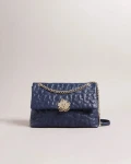 Ted Baker Magnolia Quilted Shoulder Bag - Ayshah / Blue - Medium 264801