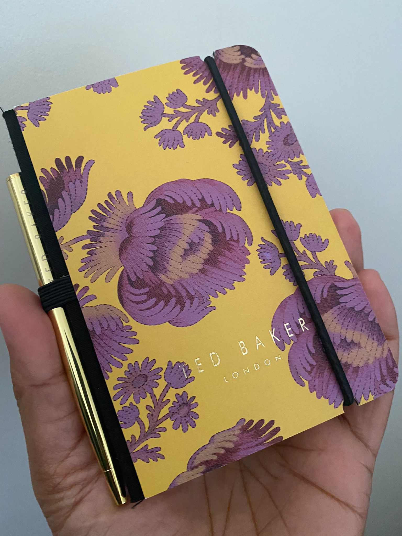 Ted Baker Notebook & Pen Set - Yellow - One Size