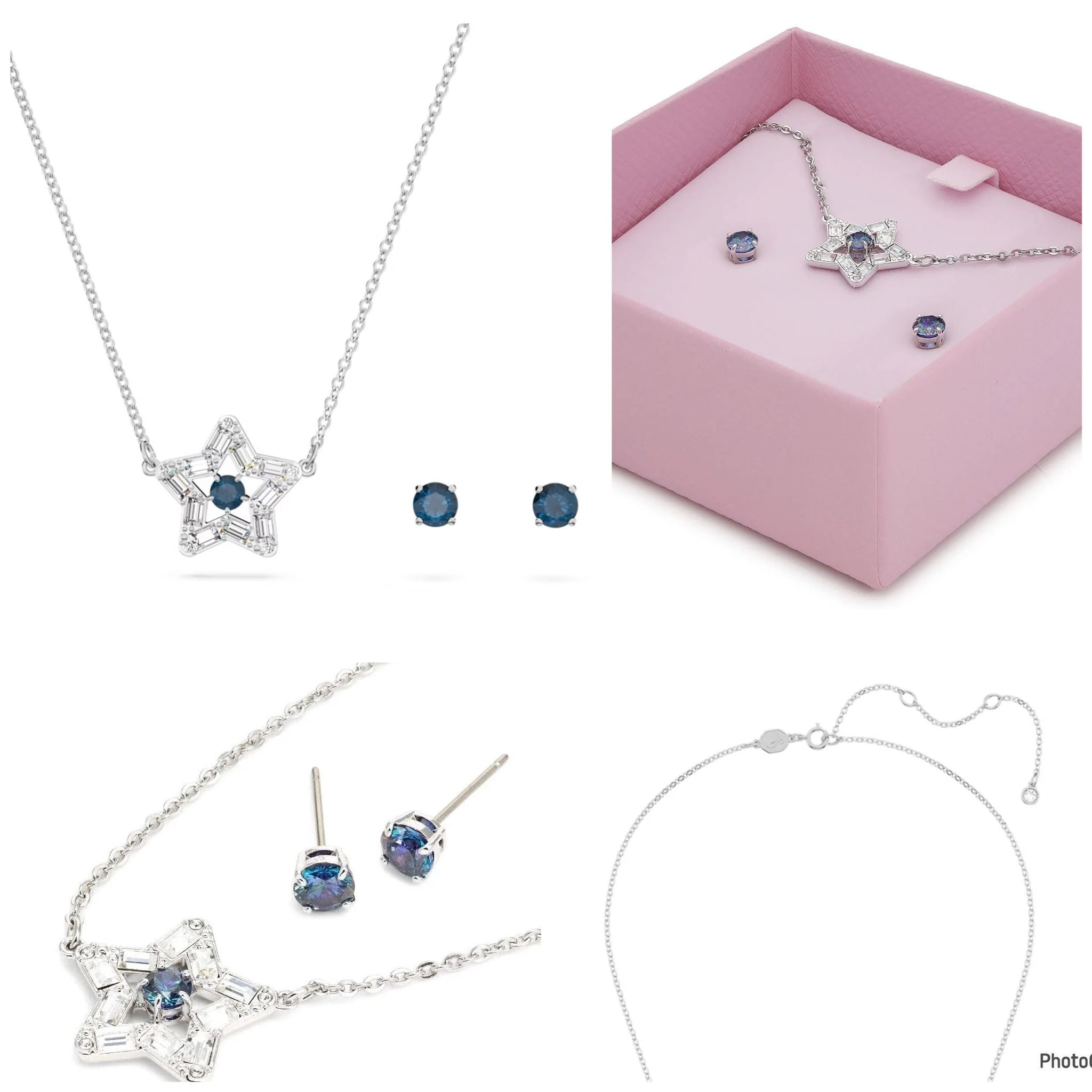 Swarovski Necklace And Earring Set - Cry/rhs - 5646762