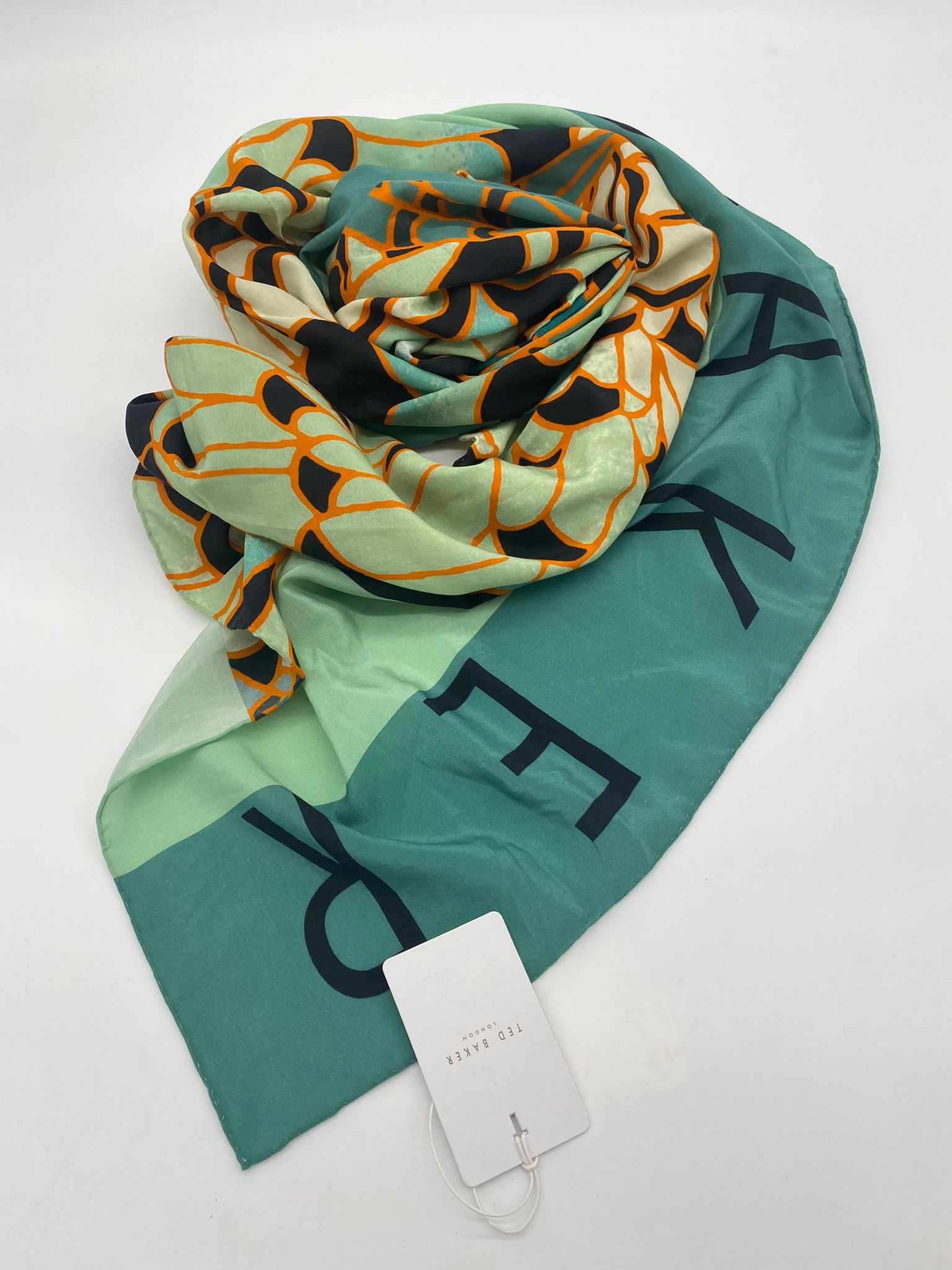 TED BAKER SCARF - FELEX / PL-GREEN - ONE SIZE