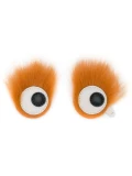 Anya Hindmarch Sticker Symbol Furry Eyes - Bright Clementine Shearling - One Size